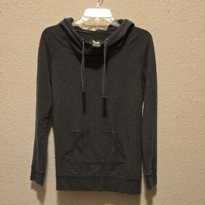 Garage Charcoal Hooded Top Sz Med